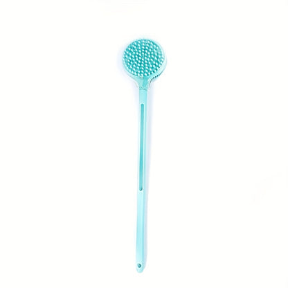 1pc Long Handle Soft Hair Bath Brush, Back Scrubber and Body Massage Brush for Shower - No Battery Required, Ball Brush, Bathroom Brushes